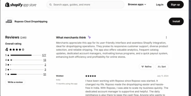 Roposo Reviews